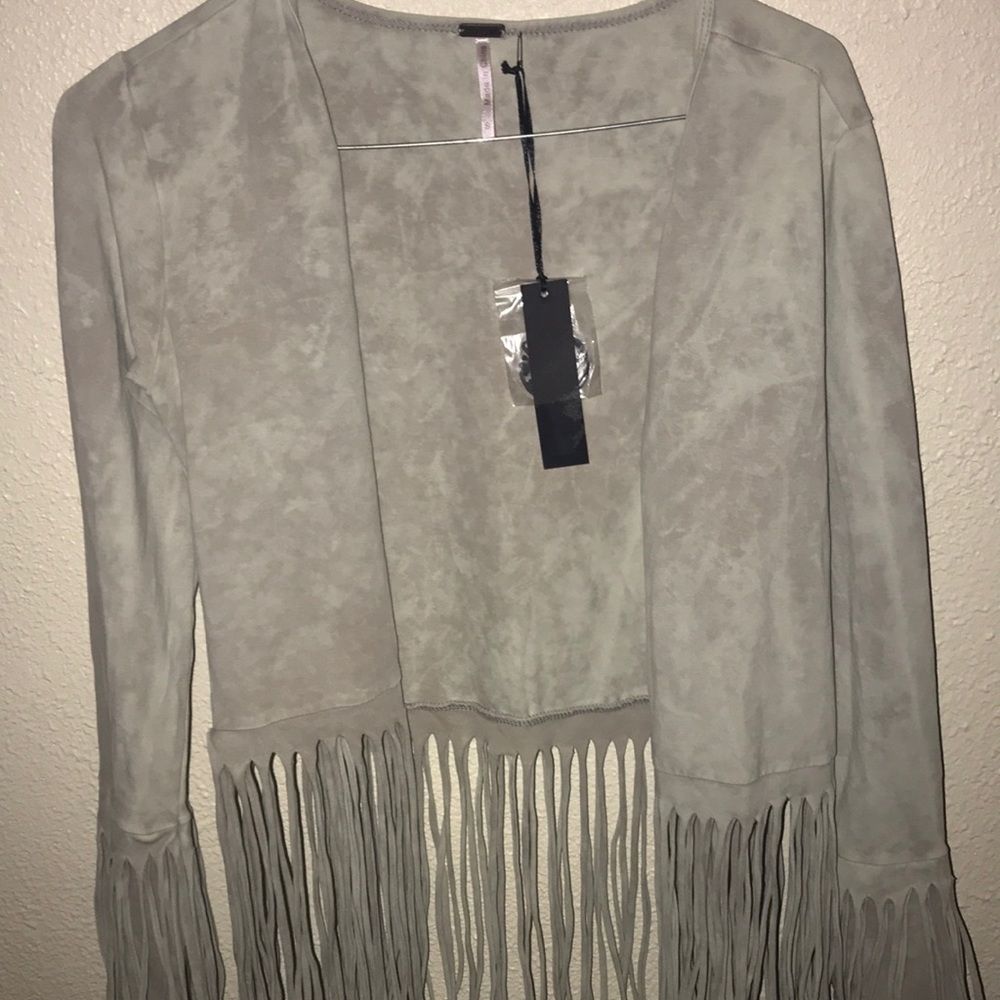 FRINGE CARDIGAN